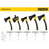 STAYER FIBERGLASS, 600/800 г, 350 мм, кованый топор, Professional (2062-06)