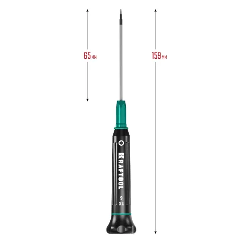 KRAFTOOL Precision TX6, отвертка для точных работ (25684-06)
