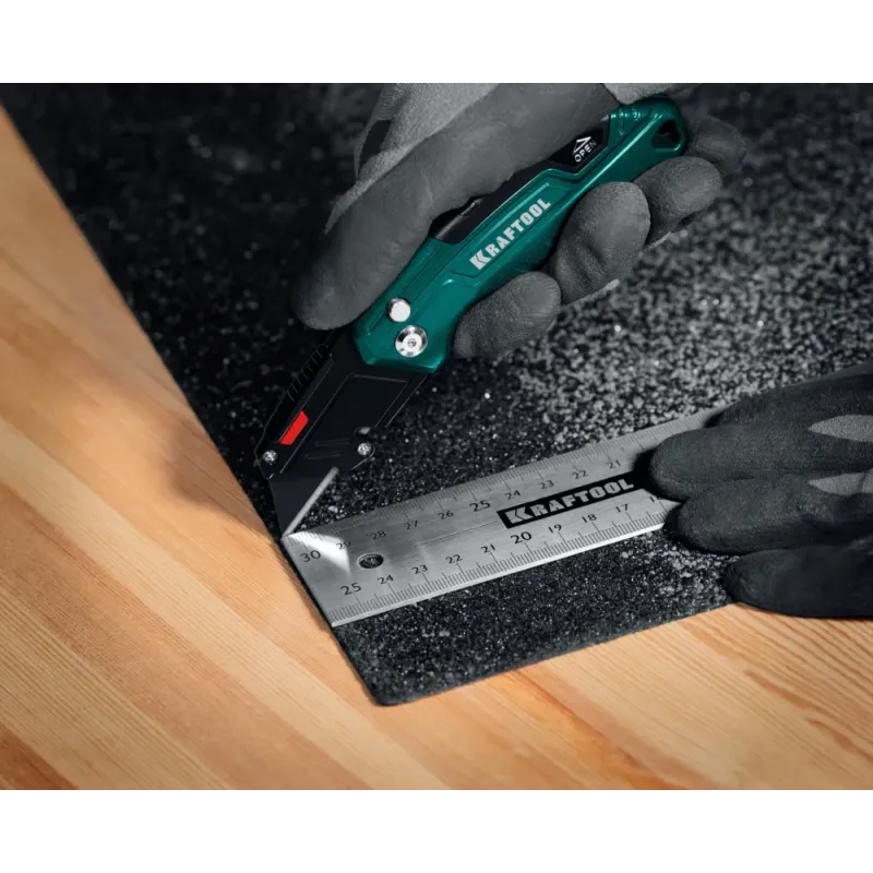 KRAFTOOL BlackMax-A24, 10 шт, трапециевидные лезвия (09624-S10)