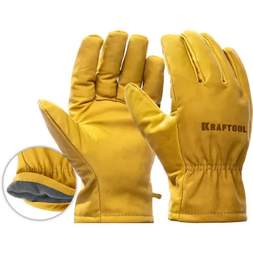 KRAFTOOL EXTREM, XL (10) кожаные рабочие перчатки (1136-XL)