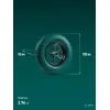 KRAFTOOL MAXDrive на спицевом диске, 4.80/4.00-8 х 380 мм, для тачек (арт. 39860, 39862), подшипник - 20 мм, колесо полиуретановое для тачек (39869)