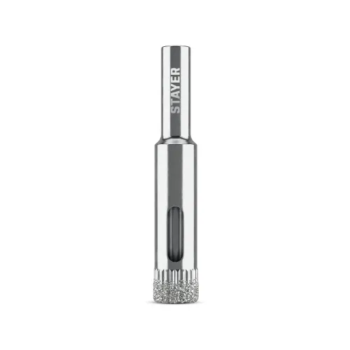 STAYER DIAMOND d 10 мм, Р60, Алмазное трубчатое сверло (29930-10)