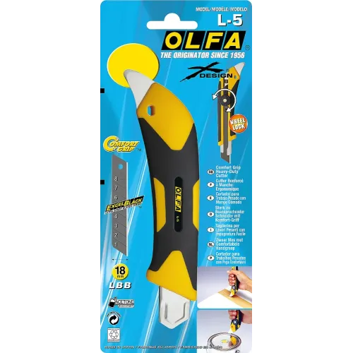 OLFA 18 мм, трещоточный нож (OL-L-5)