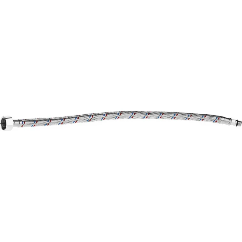 STAYER 1/2″, 0.4 м, гайка-штуцер, гибкая подводка с укороченным штуцером для смесителей, Professional (51016-040)