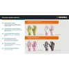 GRINDA COMFORT, L (9), садовые перчатки с прозрачным полиуретановым покрытием, зелёные, 13 класс (11290-L)