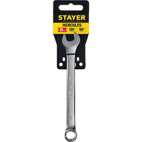 STAYER HERCULES, 11 мм, комбинированный гаечный ключ, Professional (27081-11)