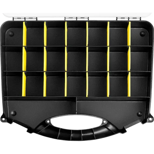 STAYER SPACE-18, 455 х 355 х 70 мм, (18″), пластиковый органайзер с 21 ячейкой (38038-18)