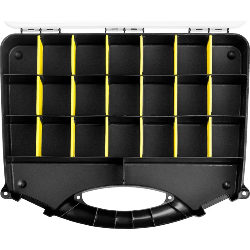 STAYER SPACE-18, 455 х 355 х 70 мм, (18″), пластиковый органайзер с 21 ячейкой (38038-18)