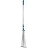 GRINDA PR-50, длина 800 - 1240 мм, ширина 170 - 450 мм, телескопический алюминиевый черенок, регулируемые веерные грабли, PROLine (421868)