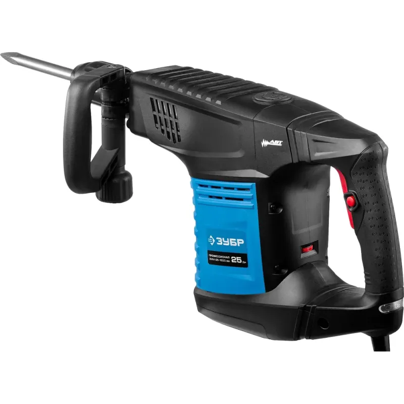 ЗУБР 25 Дж, 1500 Вт, АВТ, отбойный молоток SDS-Max, Профессионал (ЗММ-25-1500 ЭВК)