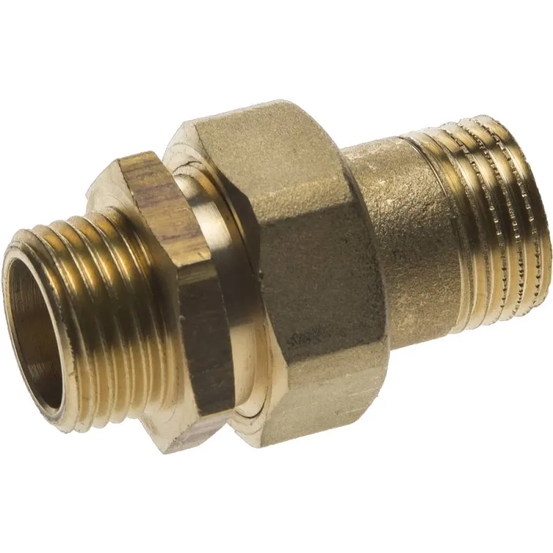 GENERAL FITTINGS штуцер/штуцер, 1/2″, соединитель с накидной гайкой (51037-S/S-1/2)