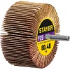 STAYER d 80 x 40 мм, P120, на шпильке d 6 мм, круг шлифовальный лепестковый (36609-120)