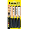 STAYER Max-Cut, 4 предм, набор стамесок (1820-H4)