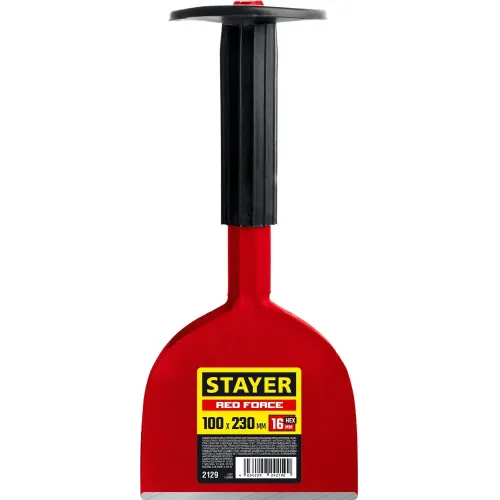 STAYER Red Force, 100 х 230 мм, зубило-конопатка с протектором (2129)