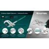 KRAFTOOL Vise-Wrench, 300 мм, клещи переставные-гаечный ключ (22068)