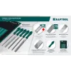 KRAFTOOL ALLIGATOR набор напильников, двухкомпонентная рукоятка, 200 мм