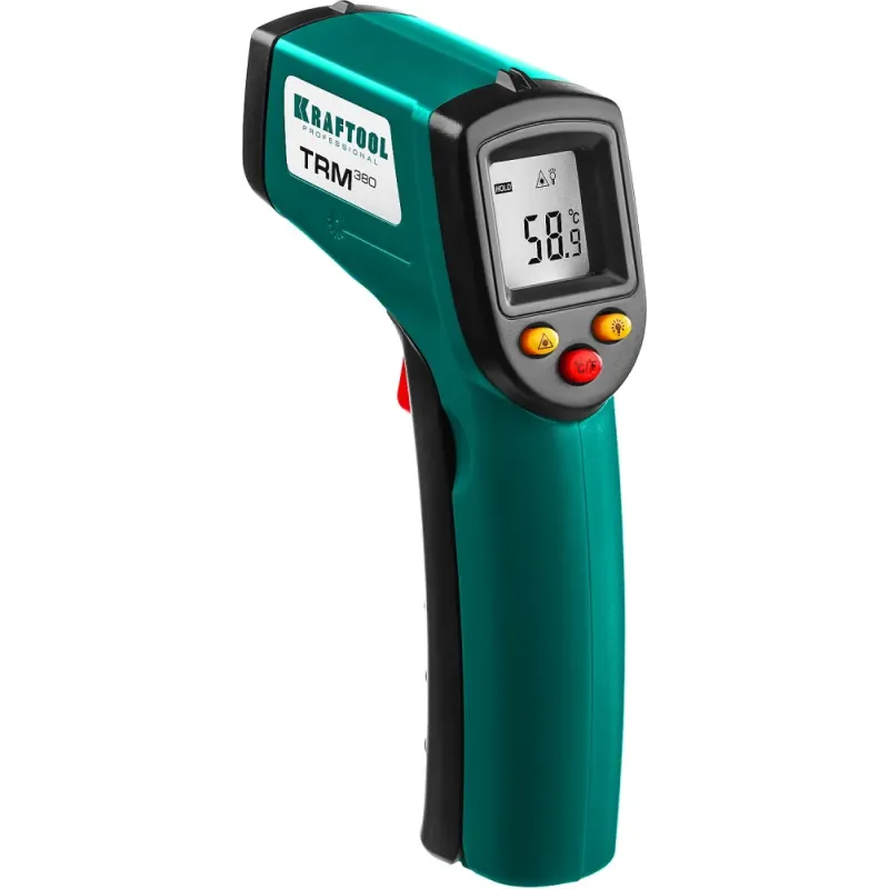 KRAFTOOL TRM-380, -50° +380°С, пирометр инфракрасный (45707-380)