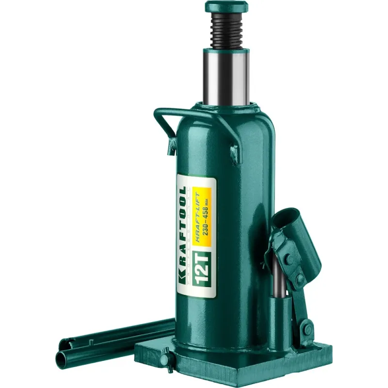 KRAFTOOL KRAFT-LIFT, 12 т, 230 - 460 мм, бутылочный гидравлический домкрат (43462-12)