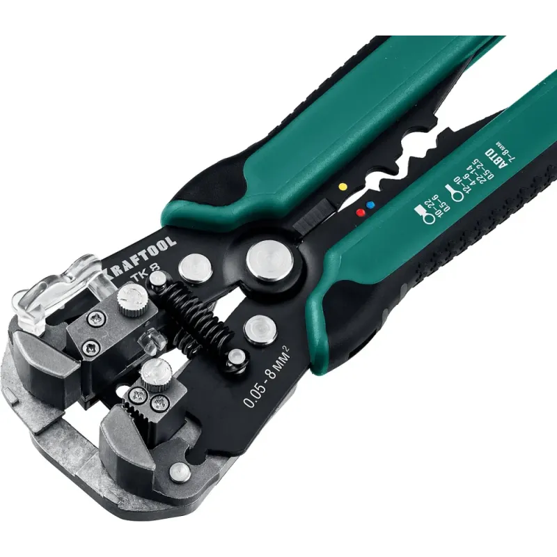 KRAFTOOL TK-8, 0.05 - 8 мм2, автоматический стриппер (22637)