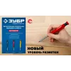 ЗУБР АСК красный, d 2,8 мм, HB, 6 сменных грифелей, автоматический карандаш (06311-3)