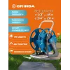 GRINDA HR-45, для шлангов 45м x 1/2″ и 20м х 3/4″, стальные опоры, пластиковый барабан, катушка для шлангов, ProLine (428450)