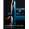 GRINDA HR-45, для шлангов 45м x 1/2″ и 20м х 3/4″, стальные опоры, пластиковый барабан, катушка для шлангов, ProLine (428450)