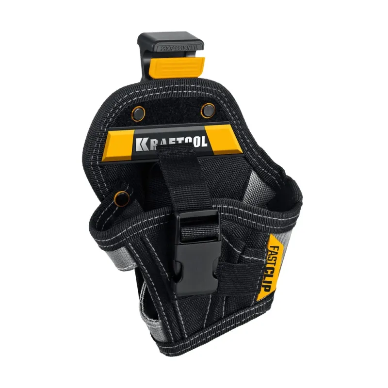 KRAFTOOL KH-5C кобура для шуруповерта с быстросъёмным креплением FastClip, компактная (38770)