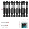 KRAFTOOL Impact PZ3, 50 мм, 10 шт, ударные биты (26193-3-50-S10)