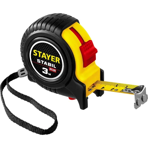 STAYER Stabil, 3 м х 16 мм, рулетка, Professional (34131-03)