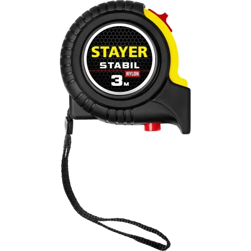 STAYER Stabil, 3 м х 16 мм, рулетка, Professional (34131-03)