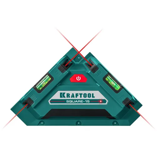 KRAFTOOL Square-15, лазерный угольник для кафеля (34705)