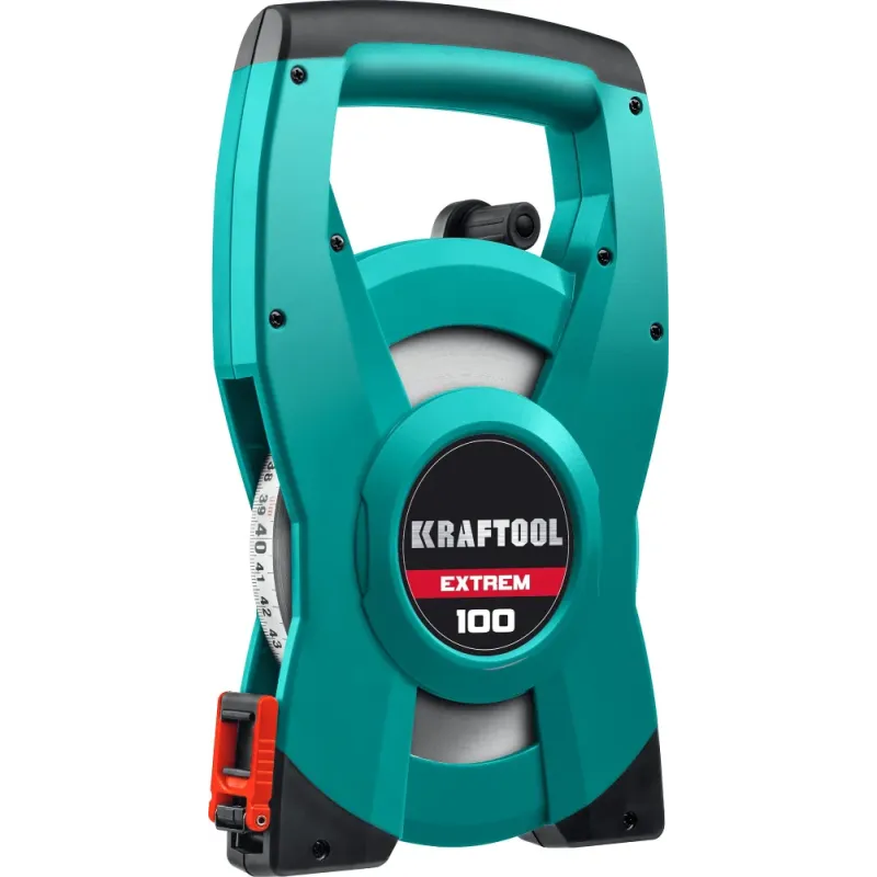 KRAFTOOL EXTREM, 100 м, геодезическая стальная мерная лента