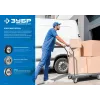 ЗУБР d 75 мм, г/п 60 кг, резина/полипропилен, термопластичное поворотное колесо, Профессионал (30946-75-S)