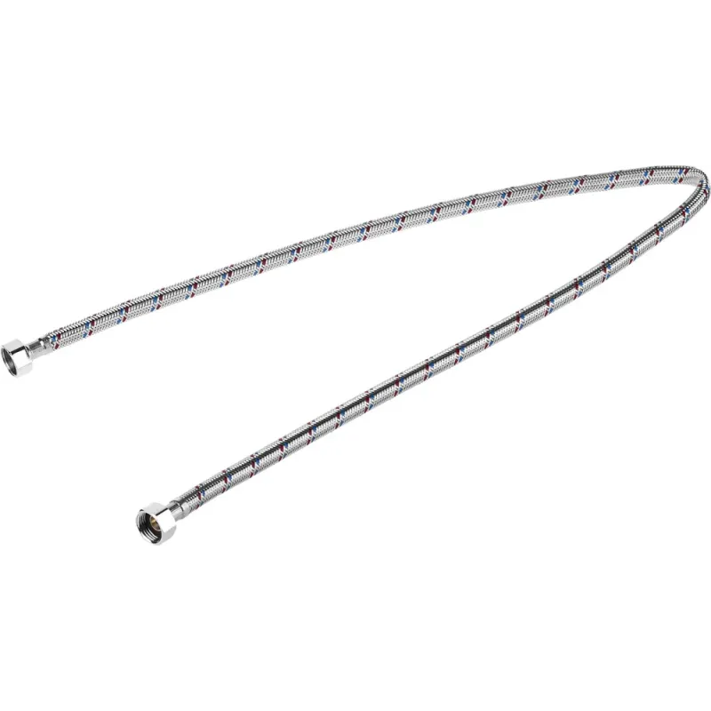 ЗУБР 1/2″, 1 м, гайка-гайка, гибкая подводка для воды (51005-G/G-100)