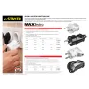 STAYER MAXElectro, черная, 16 А/220 В, 1300 Вт, угловая вилка (55161-B)