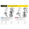 STAYER AirPro S, EA 1.4 мм, пневматический краскопульт с нижним бачком, Professional (06477-1.4)