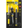 STAYER PROTerm, 60Вт, 2к рукоятка, конус, подставка+припой+сменн жало+оловоотсос+сменн насадка, набор для паяльных работ, Professional (55313-60-H6)