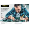 STAYER PROTerm, 60Вт, 2к рукоятка, конус, подставка+припой+сменн жало+оловоотсос+сменн насадка, набор для паяльных работ, Professional (55313-60-H6)