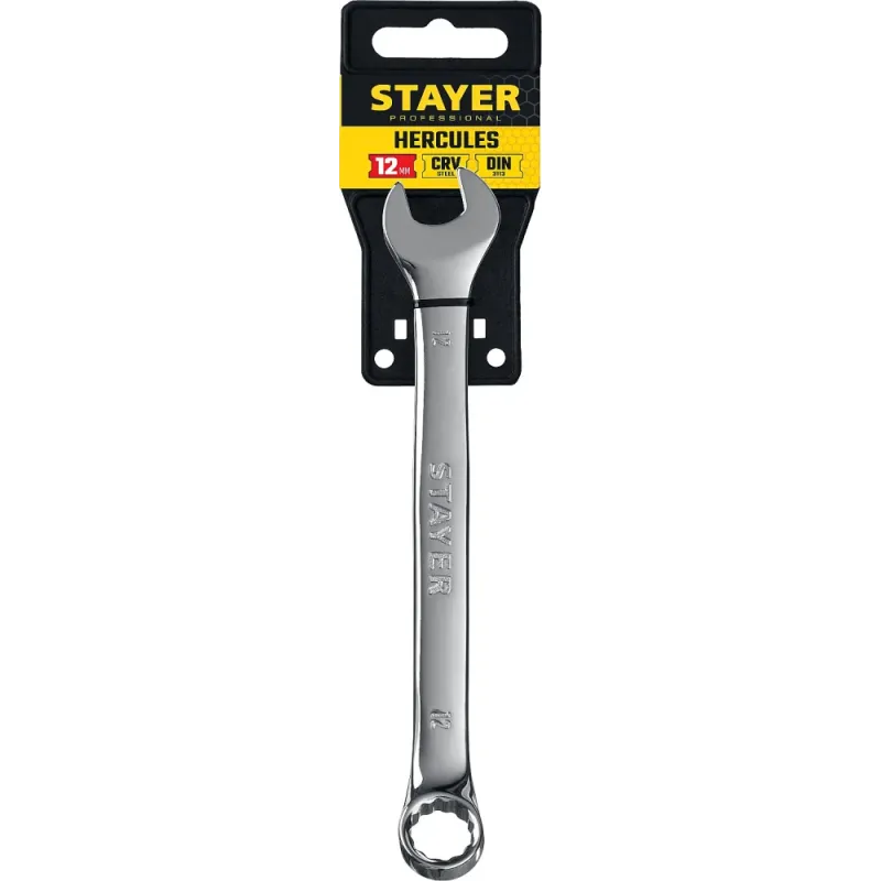 STAYER HERCULES, 12 мм, комбинированный гаечный ключ, Professional (27081-12)