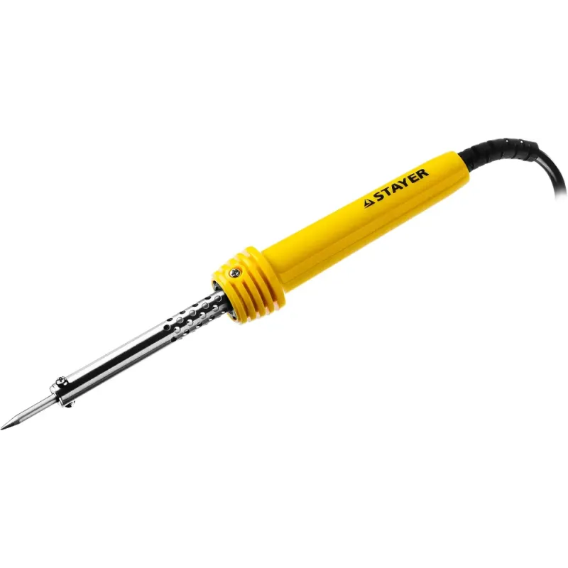 STAYER MAXTerm, 30 Вт, конус, электропаяльник с пластиковой рукояткой (55305-30)