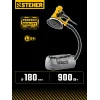 STEHER d180 мм, 900 Вт, подсветка, шлифовальная машина для стен (DWH-900)
