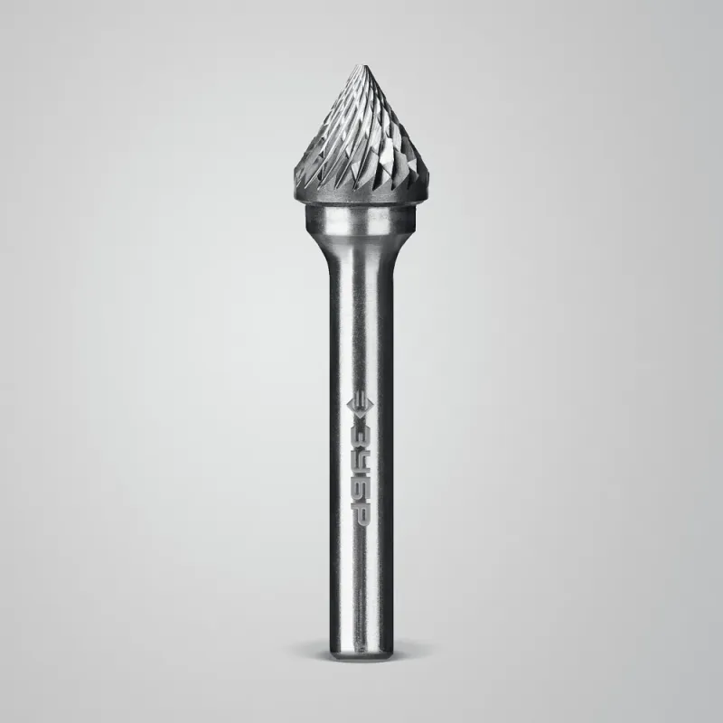 ЗУБР 12х10 мм, тип J (зенкер с вершиной 60°), хв-к 6 мм, твердосплавная борфреза, ПРОФЕССИОНАЛ (28808-12-10)