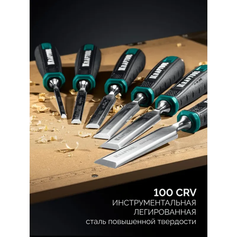 KRAFTOOL GRAND стамеска-долото с двухкомпонентной рукояткой, 25 мм