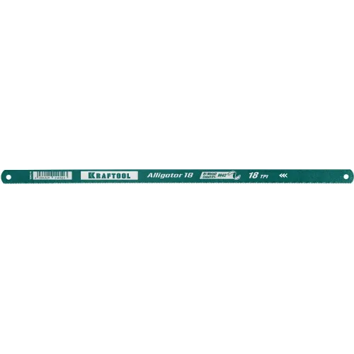 KRAFTOOL Alligator-18, 18 TPI, 300 мм, биметаллическое гибкое полотно по металлу (15942-18-1)