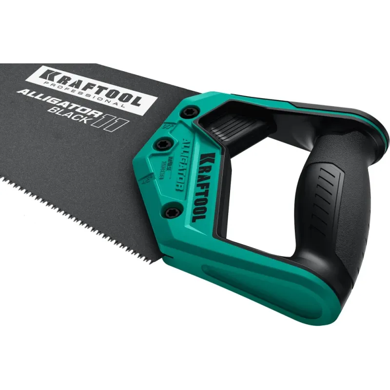 KRAFTOOL Alligator Black 11, 450 мм, ножовка для точного реза (15205-45)
