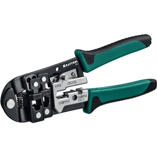 KRAFTOOL RJ, (RJ45, RJ11,RJ12), универсальный кримпер (22699)