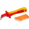 KRAFTOOL KN-7, 1000 В, изогнутый, диэлектрический нож электрика (45400)