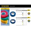 STAYER PROTECT-20, 19 мм х 20 м, 5 000 В, желтая, изолента ПВХ, Professional (12292-Y)