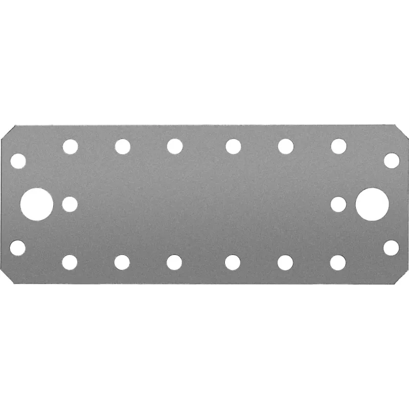 ЗУБР КП-2.5, 140 x 55 x 2.5 мм, цинк, крепежная пластина (31023-140)