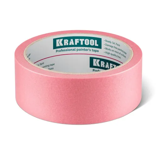 KRAFTOOL #200 Delicate 38 мм х 30 м, для деликатных и недавно окрашенных поверхностей, малярная лента (12102-38)